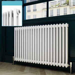 White Double Column Radiator 600 x 988mm