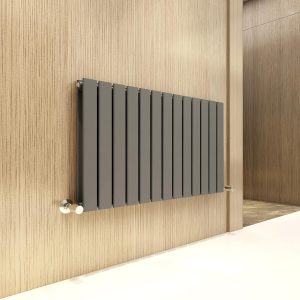Anthracite Flat Panel Radiator 600mm