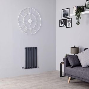 Oval Panel Radiator 400 x 413mm